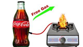 I Turn Coca Cola Drink into a Free Gas For Cooking, Lifetime Gas