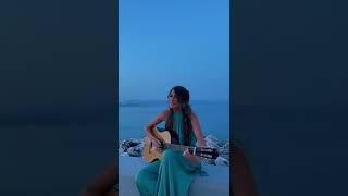 One of the locals in Greece let me borrow his guitar, so here’s ‘can’t help falling in love’ 