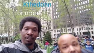 Kthedonn & crazydopetastic at the Nintendo switch meet up at Bryant Park NYC