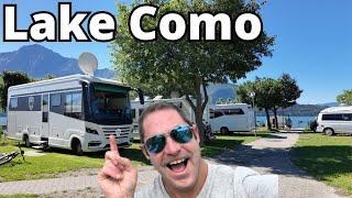 Stunning Lake Como Camping on our EPIC Euro Campervan Trip - Part 3