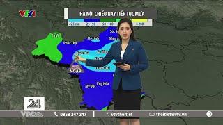 Dự báo thời tiết 11h30 - 24/07/2024 | Hà Nội chiều nay tiếp tục mưa | VTVWDB