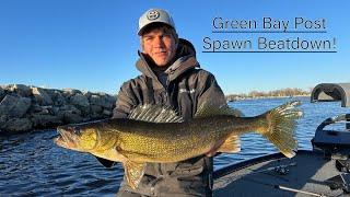 How To Crush Post Spawn Green Bay Walleye! | Oconto, WI 2024