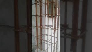 Perfect Over Lapping Of Column Bars|Column Concreting|Kreativ Construction