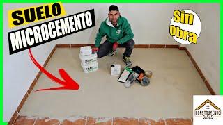  Instalar un SUELO de MICROCEMENTO  PASO a PASO | hazlo tu mismo SIN OBRAS