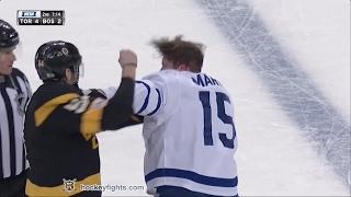 Matt Martin vs Adam McQuaid Feb 4, 2017