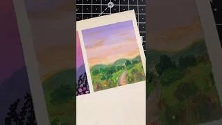 purple sky#acralic #painting #skyart #artsy #art#purple #sky #asthetic #cute #easy #explore