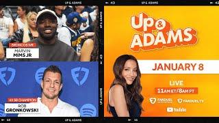 Up & Adams Show with Kay Adams! Marvin Mims Jr  & Rob Gronkowski | January 8, 2025