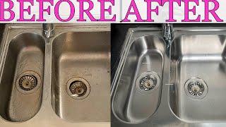 How to clean kitchen sink & faucet | PRO TIPS