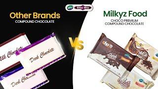 Compound Chocolate Comparison | Milkyz Food Choco Premium Compound  Chocolate | Milkyz Food | 2024