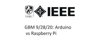 GBM 9 28: Arduinos & Raspberry Pi