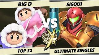 GOML X - Big D (Ice Climbers) Vs. Sisqui (Samus, Dark Samus) Smash Ultimate - SSBU