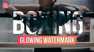 Glowing Text Effect Editing Tutorial with InShot |Glowing Watermark