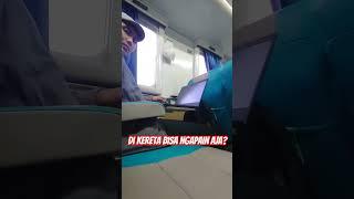 di kereta bisa ngapain aja?