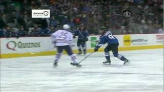 Andy Sutton just misses check on Gabriel Landeskog [HD]