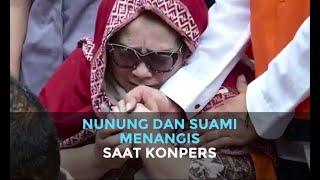 Nunung dan Suami Menangis Tersedu-Sedu Saat Konferensi Pers Kasus Narkoba