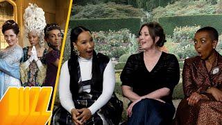 Golda Rosheuvel, Adjoa Andoh & Ruth Gemmell | Bridgerton Season 3 Interview