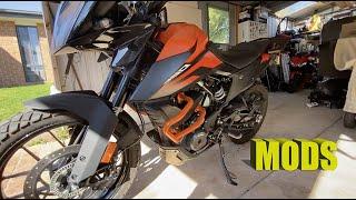 KTM 390 ADVENTURE MODS  INSTALL - MVDBR