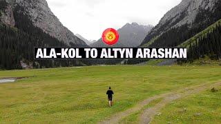 Hiking from Ala-Kul Pass to Altyn Arashan, Kyrgyzstan