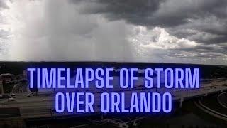 Full Timelapse of storm over downtown Orlando