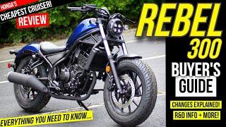 New Honda Rebel 300 Review: Specs & Features + More! | Best Cruiser Motorcycle under $5,000?