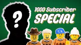 1000 Subscribers in 53 Days! FACE REVEAL, Q&A, LEGO Room Update and MORE!