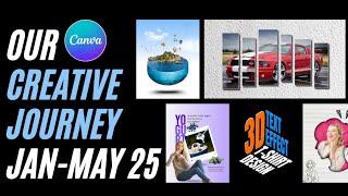 Canva Art Design Creative Journey Jan-May 2025