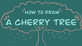 How to Draw a Cherry Tree for Kids