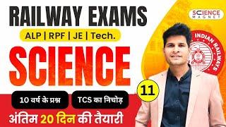 Class-11 | Railway Science | Last 10 Years PYQ | ALP | Technician | JE | NTPC | Group D #neerajsir