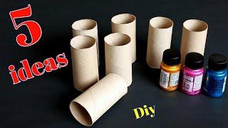 I make these and sell them all / 5 ideas with toilet paper rolls