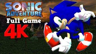 Sonic Adventure (Dreamcast) - Full Game Walkthrough - Japanese w/Subtitles - 4K HD Widescreen 60Fps