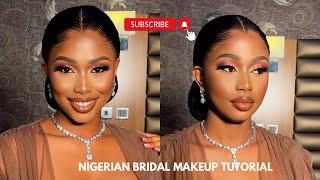 BRIDAL MAKEUP TUTORIAL #makeuptransformation #bridalmakeup #hairtutorial #skinprep #makeup