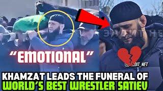 Khamzat Chimaev Leads The Funeral Of World's Best Wrestler Buvaisar Saitiev (FULL VIDEO)