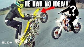 BLDH goes Undercover | Supermoto KTM 500 EXC (TRY NOT TO CRINGE)