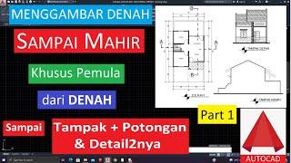 Cara Menggambar Denah Rumah dengan Autocad untuk Pemula_Part 1