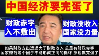 翟山鹰：为什么说中国经济要完蛋了丨财政赤字入不敷出丨财政没收入 国家没力量