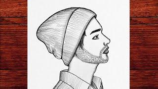 Adım Adım Bere Takan Erkek Resmi Nasıl Çizilir - Kolay Erkek Yüz Resmi Çizimi Nasıl Yapılır (2024)