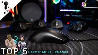 Top 5 mice for Counter-Strike 2 and Valorant (By Ratio)