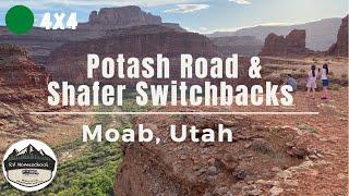 Potash Road to Shafer Switchbacks - 4x4 Jeep Trail - Moab, Canyonlands, Deadhorse State Park, Easy