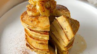 4 Ingredient Healthy Banana Pancakes 