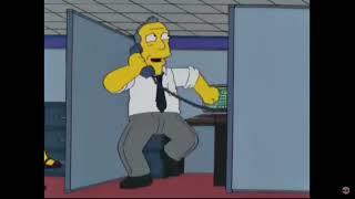 Simpsons - Gil works in telemarketing