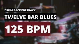 Twelve Bar Blues Backing Track | Drum Metronome | 125 BPM