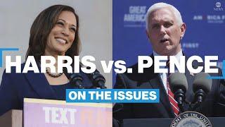 Harris vs. Pence on the issues