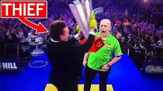 SHOCKING: Dart Fan STEALS Trophy From Dart Player MVG During PDC Tournament, You Won't Believe It!