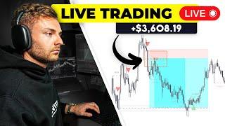 LIVE TRADING CRYPTO - How To Profit $3,608 in a Day [10x Strategy]