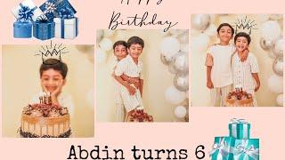 Abdin turns 6  Birthday Vlog  Birthday Surprises 