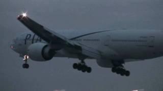 PIA Pakistan B777 Go Around at Manchester