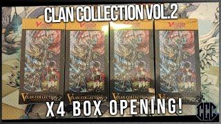 Opening Four Boxes of V-Clan Collection Vol.2! [Cardfight!! Vanguard!]