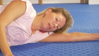 RollStretch side-lying release for neck and jaw muscles | Stretch Therapy