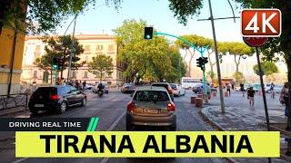 TIRANA ALBANIA, SUMMER DRIVING TOUR, QERSHOR 2024 [4K]