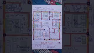 18 Lakhs Building Costing  | 38x40 Indian House Plan  | 5 BHK House Plan